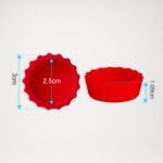 Silikonowa osłonka na butelkę wymiary