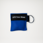 Maska CPR do sztucznego oddychania w kolorze niebieskim