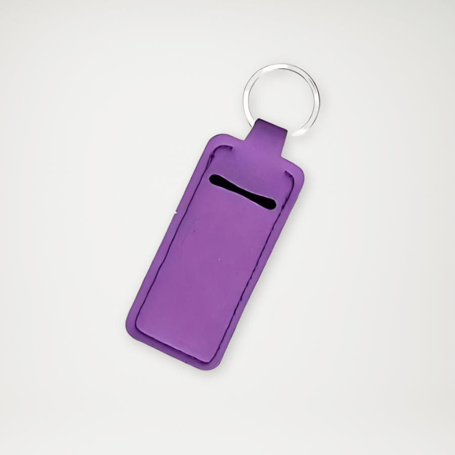 Etui na pomadkę w kolorze fioletowym Etui na pomadkę w kolorze fioletowym