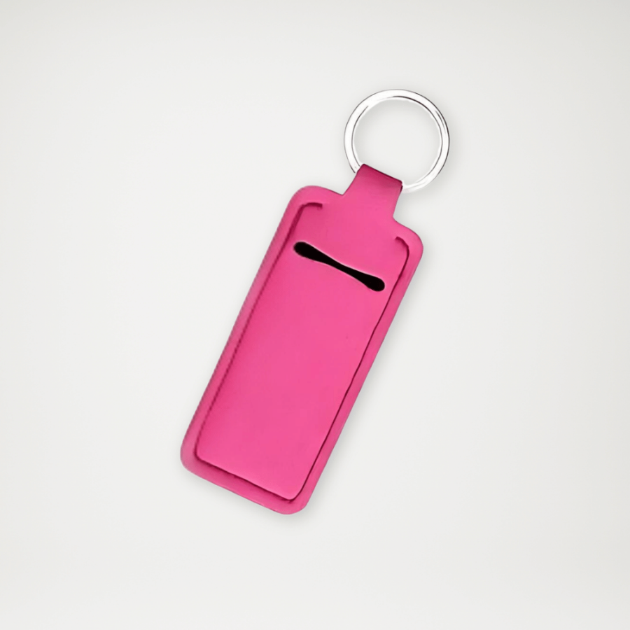 Etui na pomadkę w kolorze różowym Etui na pomadkę w kolorze różowym