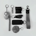 Mały zestaw akcesoriów do samoobrony w kolorze szarym