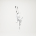 Odblask w kształcie błyskawicy biały