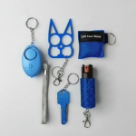 Zestaw akcesoriów do samoobrony Plus w kolorze niebieskim Zestaw akcesoriów do samoobrony Plus w kolorze niebieskim