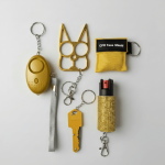 Zestaw akcesoriów do samoobrony Plus w kolorze żółtym Zestaw akcesoriów do samoobrony Plus w kolorze żółtym