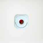 Detektor kamer biały