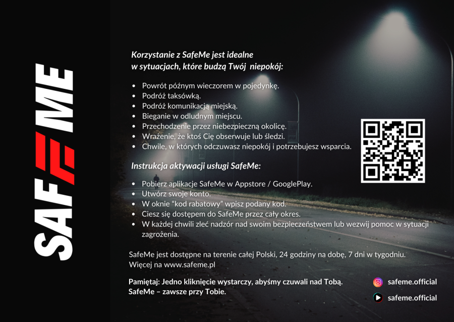 Voucher na Roczny Dostęp do Aplikacji SafeMe