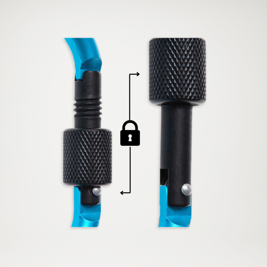 Karabińczyk zakręcany duży instrukcja