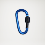 Karabińczyk zakręcany duży niebieski