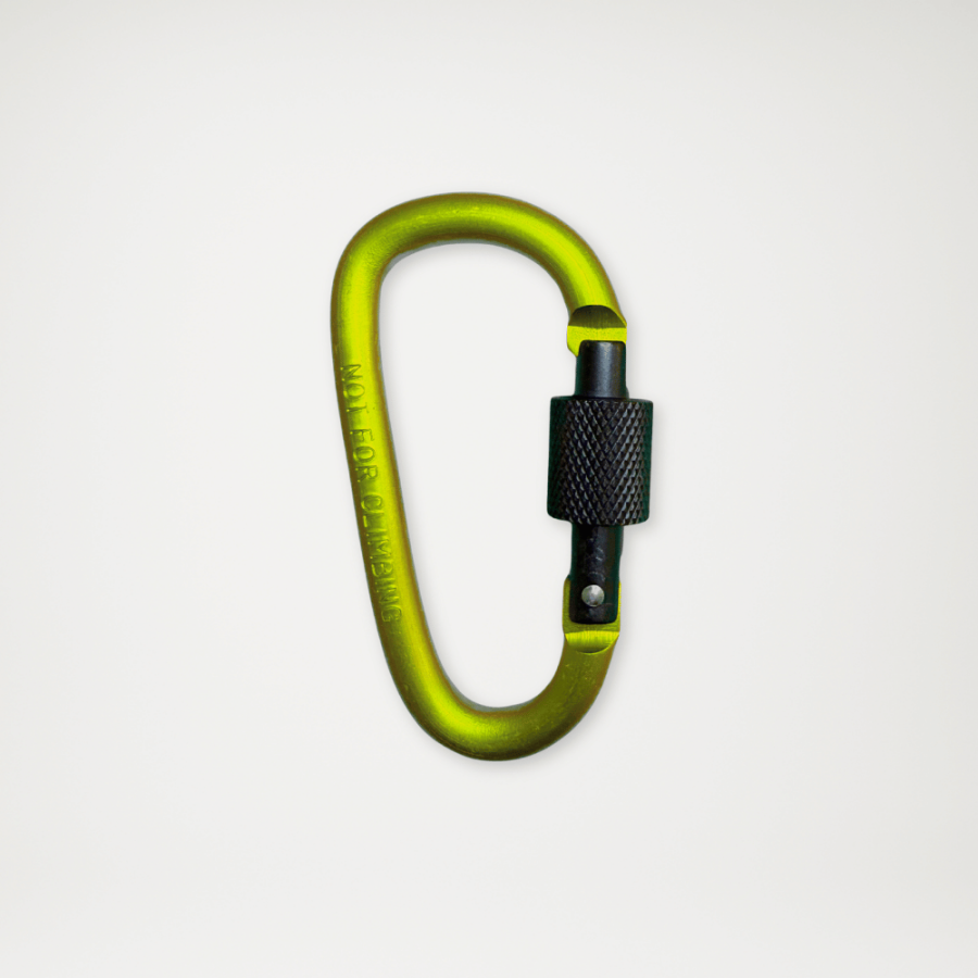 Karabińczyk zakręcany duży zielony