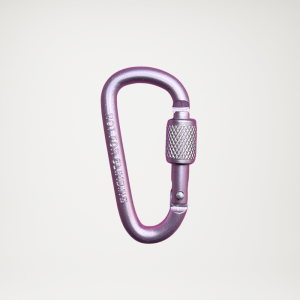 Karabińczyk zakręcany mały różowy jasny