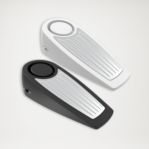 Blokada klin pod drzwi z alarmem