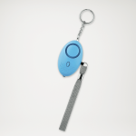 Alarm osobisty z latarką niebieski